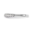 thumbnail image 3 of Solid 14K White Gold Diamond Wedding Band Ring Size 5.5 (.325 cttw.), 3 of 8