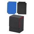 thumbnail image 4 of Caja de baraja de cartas coleccionables shamjiam organizador protector estuche Premium para TCG negro rojo, 4 of 8