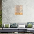 thumbnail image 6 of Christian Psalm 91 Wall Art Scripture Bible Verse Wall Decor Farmhouse Religious Cross Canvas Prints Painting Poster Artwork for Living Room Bedroom Bathroom Church 12"x16", 6 of 6