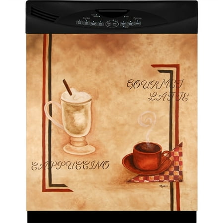 Appliance Art Coffee-House Lovers Cafe Vintage Dishwasher Cover Kitchen Decoration (Best Coffee Machine For Small Cafe)