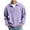 Light Purple, variant on Men's Quarter Zip Long Sleeve Shirts Cable Knit Mock Neck Polo Sweater Casual Pullover Sweater