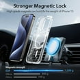 thumbnail image 3 of for iPhone 16 Pro Max Case, Compatible with MagSafe, Shockproof Military-Grade Protection, Magnetic Phone Case for iPhone 16 Pro Max, Classic Hybrid Case (HaloLock), Clear, 3 of 5