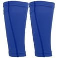 thumbnail image 1 of Blue Soccer Shin Guard Socks, Breathable Mesh Sleeve, Comfortable Fit, Meticulous Stitching, for Soccer Training, 1 of 8