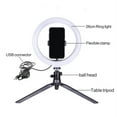 thumbnail image 5 of Yi Lighting 10" LED Ring Light with Tripod Stand & Phone Holder, Desk Makeup Light for Live Streaming YouTube, TikTok, 5 of 6