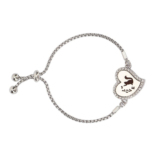 Pulsera Difusora De Aromaterapia, Pulsera De Cadena De Amor Pulsera De Medallón De Aromaterapia Ajustable Para Cumpleaños Para Mujeres ANGGREK Otros