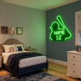 thumbnail image 6 of UPONRAY Baseball Player Custom Neon Signs, Usb Powered with Adjustable Brightness Wall Decor for Gifts, Cool White, 18 inch, 6 of 10