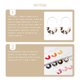 thumbnail image 2 of Pendientes colgantes multicolor liso semicírculo acrílico mujer pendiente regalo de aniversario elegante gancho para la oreja boda playa blanco Ropa, zapatos y accesorios Miscelánea Café Ligero Qarigey AP010380-09, 2 of 6