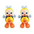 thumbnail image 3 of Fufafayo under $5 2Pcs Dancing Bee Toy, Singing and Dancing Swinging Bee Toy with Lights, Musical Moving Toy for Babies and Toddlers, Interactive Light Up Toy for Sensory Play, 3 of 9