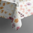 thumbnail image 5 of Pioneer Flower Floral Print Pattern Square Tablecloth,Waterproof Square Table Cover,Wipeable Spillproof Washable Table Cover for Home Kitchen Party Decor 60"x60"(152x152cm), 5 of 6