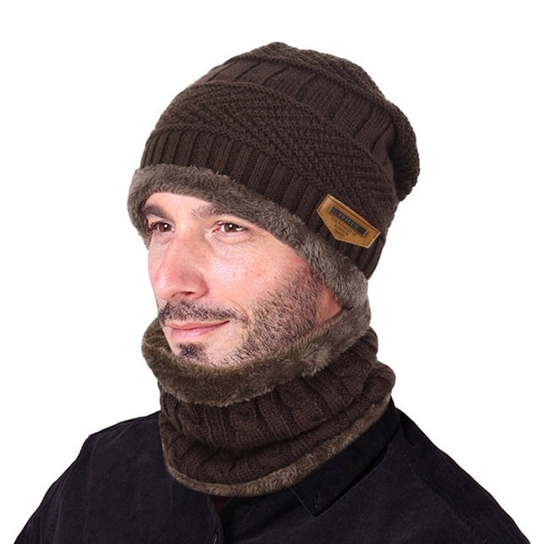 Morttic 3 in 1 Winter Hat Scarf Gloves Set for Men and Women  display picture 2