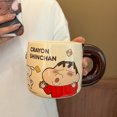 thumbnail image 2 of Taza de cerámica Crayon Shin-chan, taza de agua bonita para pareja, taza de café con leche de dibujos animados para el hogar femenino con escala, 2 of 5