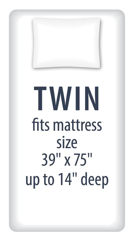 Your Zone 3-Piece Kids Soft Microfiber Sheet Set, Purple Unicorn, Twin