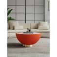 thumbnail image 2 of Manhattan Comfort Anderson Coffee Table with Steel Frame in Orange, 2 of 5