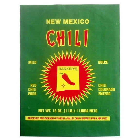 Barker's New Mexico Red Chili Pods, 16 oz