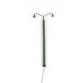 thumbnail image 1 of Billuyoard Modelo de diseño de farola, paisaje de construcción, tamaño Mini, lámparas de ferrocarril, cabezales, LED blanco cálido, decoración de Artesanía Verde Billuyoard HA064465-03, 1 of 6