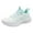 Green, variant on NOKIO Womens Slip On Sneakers Women Walking Tennis Shoes Lightweight Casual Sneakers for Gym Travel Work Women Sneakers Fashionable Gradient Color Breathable Upper Sneakers