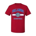 thumbnail image 2 of Wild Bobby City of Orlando Basketball Fantasy Fan Sports Men's T-Shirt, Red, Small, 2 of 5