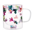 thumbnail image 2 of Taza de café de doble pared, vaso de cristal transparente para batidos, capuchinos, zumos, café expreso, 2 of 9
