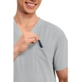 thumbnail image 3 of Cherokee Workwear Professionals Men Scrubs Top V-Neck WW695, 3 of 9