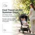 thumbnail image 6 of Universal Toddler Car Seat Cool Pad, Sweat Resistant Breathable Stroller Cooling Liner Mat with Fixing Hooks for Summer Baby Travel, Pink, 6 of 7