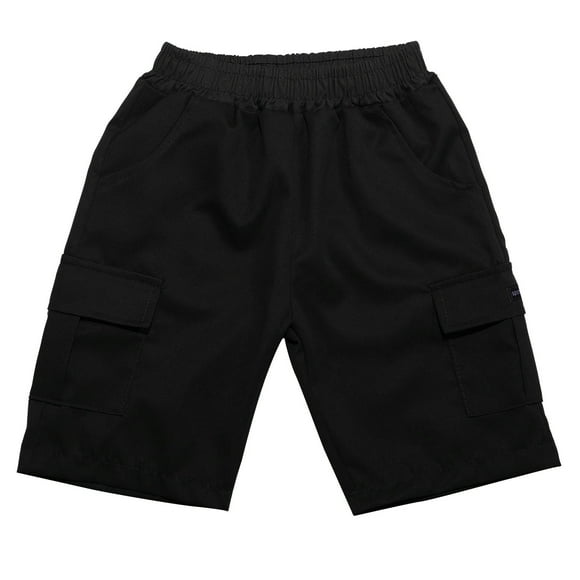 Boys Kids Cargo Shorts Youth Boy's Casual Loose Stretch Shorts Outdoor Cargo Bottoms