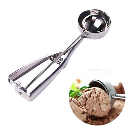 

4 Pack Ice Cream Scoop Stainless Steel Ice Cream Scoop Cookie Scoop Ice Cream Scoop with Trigger for Ice Cream Mash Potato Cupcake Mix Cookie Dough(4CM) Sale 5149