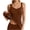 Coffee, variant on Women's Fall Winter Brushed Thermal Tank Top with Built‑in Bra Slim Fit Seamless Warm Patch Sleeveless Camisole for Cold Weather