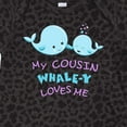 thumbnail image 4 of Inktastic My Cousin Whale-y Loves Me Boys or Girls Baby Bodysuit, 4 of 5