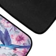 thumbnail image 3 of FKELYI Hummingbird Floral Car Floor Mat Pink 4 PCS Aesthetic Front+Rear Car Floor Mats for Auto Cars Universal Car Floor Mat Clips Interior Accessories, 3 of 6