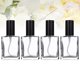 thumbnail image 3 of 4 frascos de vidrio cuadrados planos de 15 ml con atomizador, dispensadores de perfume líquido para maquillaje y cuidado de la piel (tapa negra)., 3 of 7