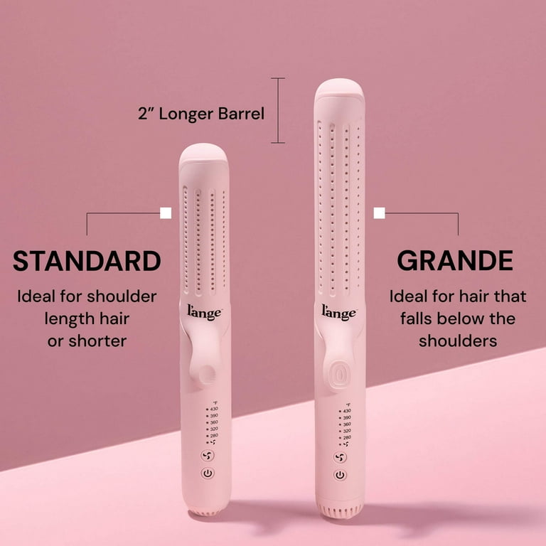 L'ange Hair Le Duo Grande 360° Airflow Styler | 2-in-1 Curling Wand & Titanium Flat Iron Hair Straightener