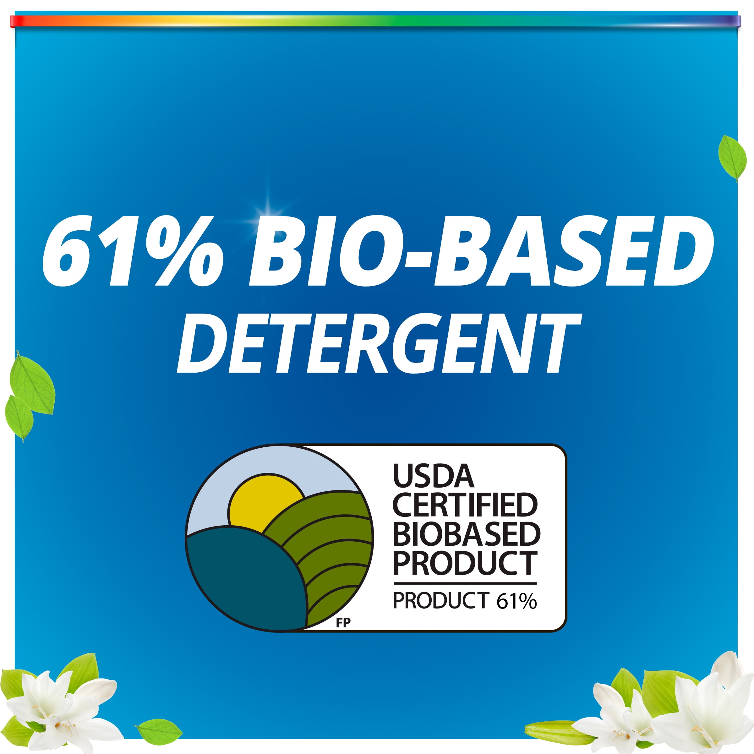 Purex Natural Elements 4 in 1 Concentrated Liquid Laundry Detergent, Linen & Lillies, Free of Added Dyes, 4.43 Litres, 110 Loads