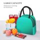 thumbnail image 5 of Fotbe Turquoise Light Blue Bolsa de Almuerzo con Estampado, Lonchera Aislada, Contenedor de Comida Reutilizable Tipo Cooler a Prueba de Fugas, 5 of 6