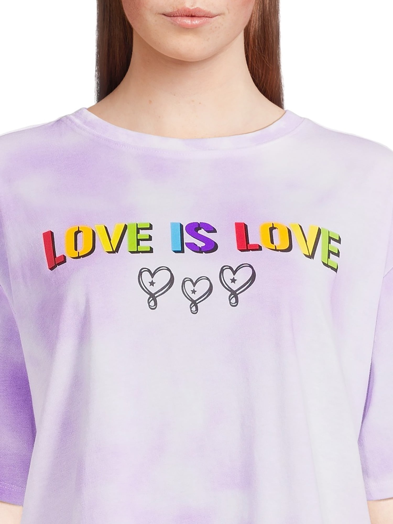 Love Is Love Juniors Skimmer Knit Top