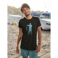 thumbnail image 2 of Fishing Shadow T-Shirt Men -Smartprints Designs, Male Small, 2 of 4