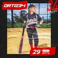 thumbnail image 2 of Ortiz34 29" Graffiti Plastic Bat & Ball Set, David Ortiz Backyard Baseball Homerun Set for Youth, Kids, Teens & Adults, 2 of 7
