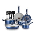thumbnail image 1 of Tefal G918SE64 Ensemble de Casseroles Initiatives, Bleu Antia - 14 Pcs, 1 of 5
