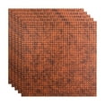 thumbnail image 1 of FASÄDE Square Decorative Vinyl 2ft x 2ft Lay in Ceiling Panel in Moonstone Copper (5 Pack), 1 of 5