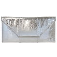thumbnail image 2 of JNB Crushed Metallic Envelope Clutch, Silver, 2 of 4