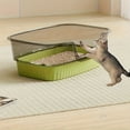 thumbnail image 6 of 1pc WhiskerWonders Extra Large Rectangular Cat Litter Box with Transparent Cover, Durable ABS Plastic, Removable Design, Includes Litter Scoop & Deodorant - Ideal for All Cat Sizes, Daily Use, 6 of 6