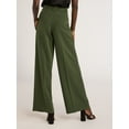 thumbnail image 3 of Scoop Women’s and Women's Plus Crepe Wide Leg Trousers, 32", 32.5", and 34" Inseams, Sizes 0-28, 3 of 5