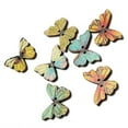 thumbnail image 7 of 150Pcs 2 Holes Wooden Button Sewing Scrapbooking DIY Craft, 50Pcs Mixed Butterfly & 100Pcs Colorful Animal Cat, 7 of 7
