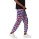 thumbnail image 4 of Puntoco Pantalones holgados con bolsillos y cordón de gran tamaño con estampado para hombre, 4 of 6