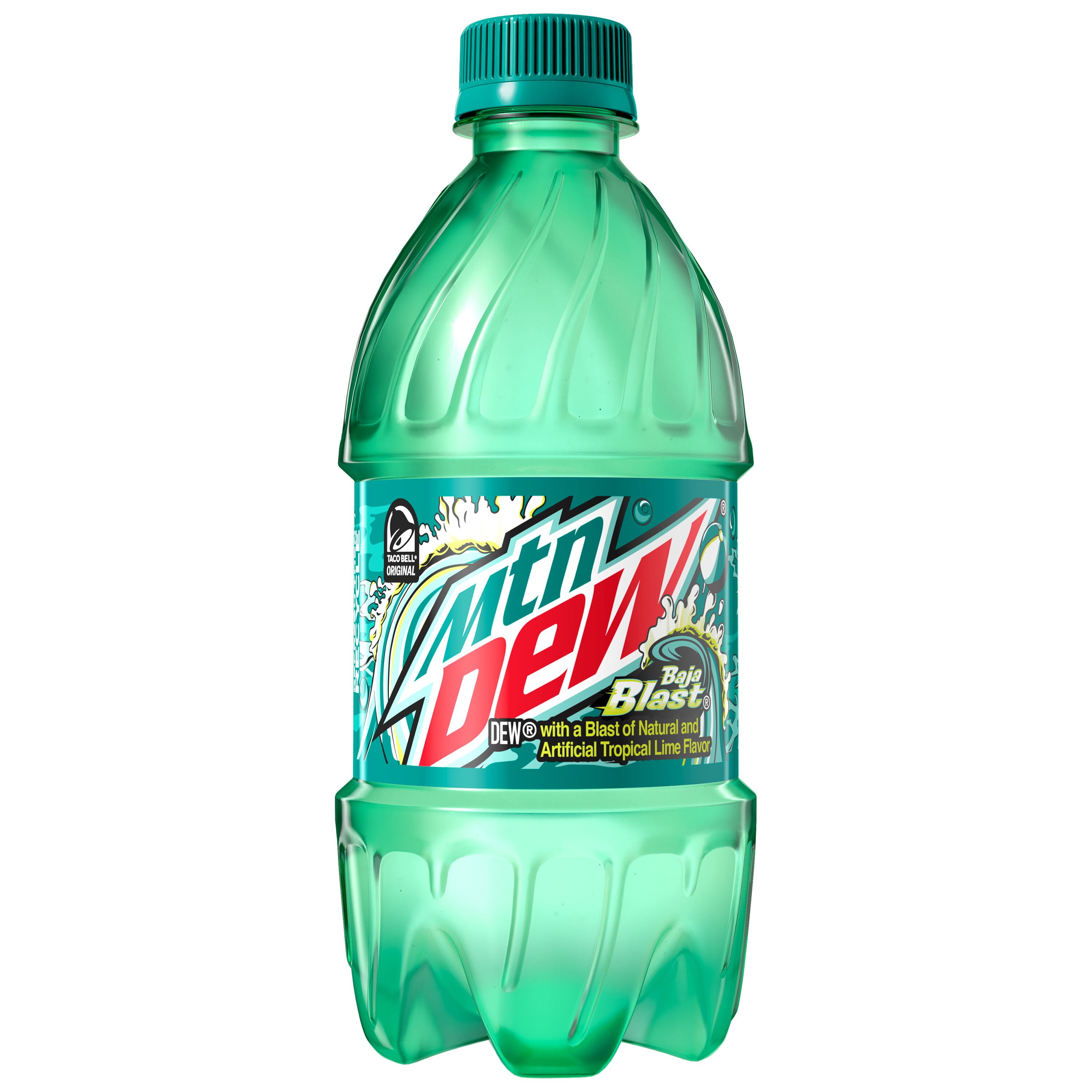 (4 pack) Mtn Dew Baja Blast, 16 oz Bottles, 6 Count