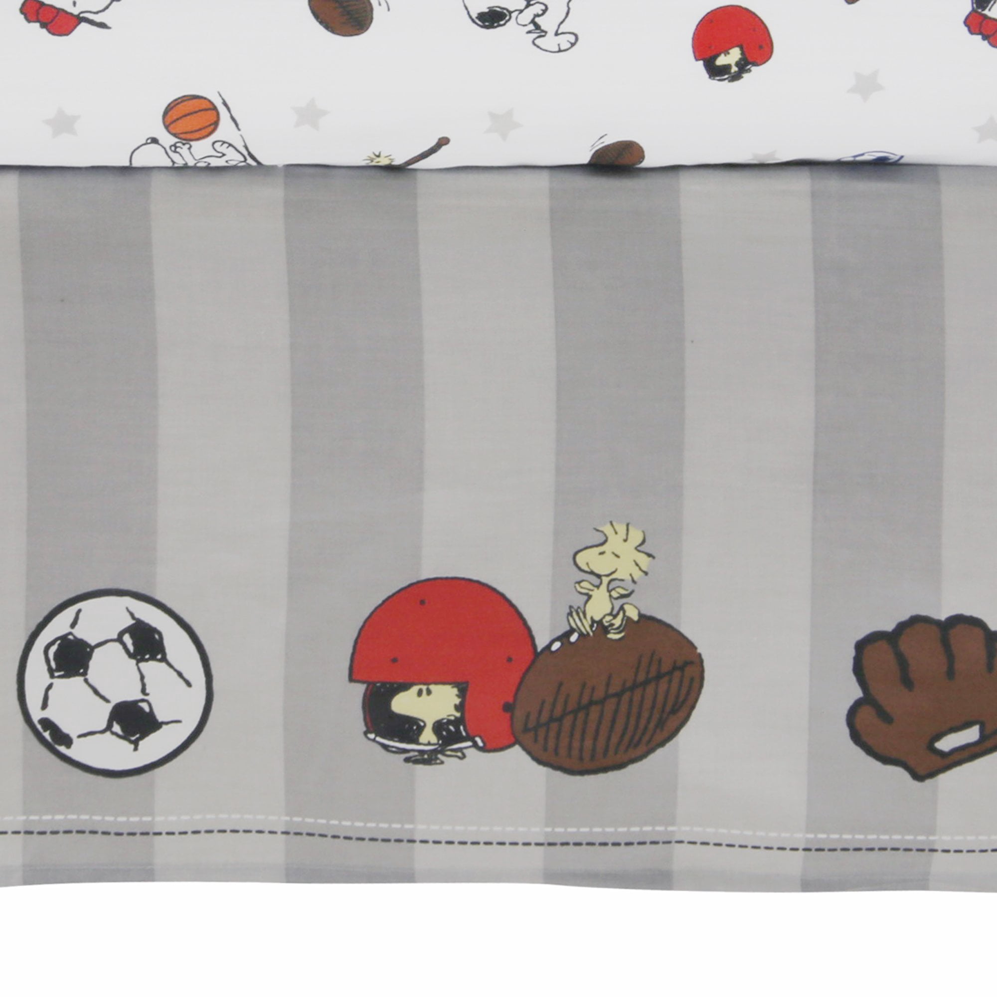 Bedtime Originals Snoopy Sports 3-Piece Crib Bedding Set
