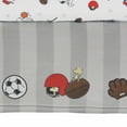 thumbnail image 4 of Bedtime Originals Snoopy Sports 3-Piece Crib Bedding Set - Blue, Red, Gray, 4 of 4