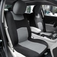 thumbnail image 3 of Unique Bargains 4Pcs Universal Front Car Seat Cover Kit for Most Cars Gray, 3 of 8