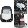 thumbnail image 4 of Snake and Hand Gothic Pattern 17" School Backpacks for Teens,Waterproof Oxford Fabric,S-Shape Padded Straps for School,Travel,Hiking,Camping, 4 of 6