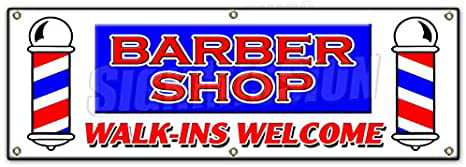 Barbershop Sign Durable high quality indoor or outdoor use sign 