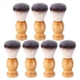 thumbnail image 1 of 7 Piezas Brocha Afeitar para Hombres con Manejar Madera, Herramientas SalóN, Hecha una Mano, Brochas Cepillo el Cabello, 1 of 5
